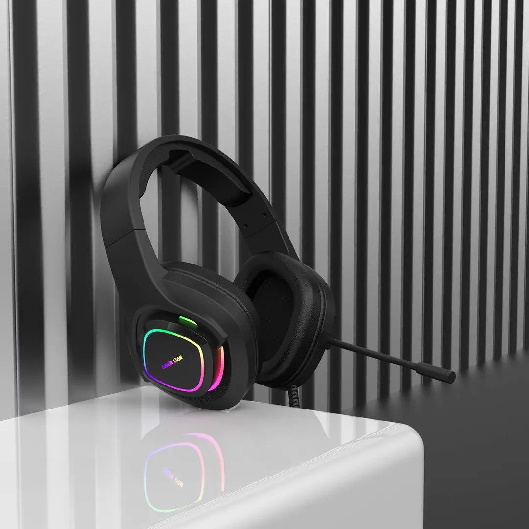 Green Lion GP32X Gaming Headphone - Black 2 هدفون گیمینگ گرین لاین Green Lion GP32X Gaming Headphone