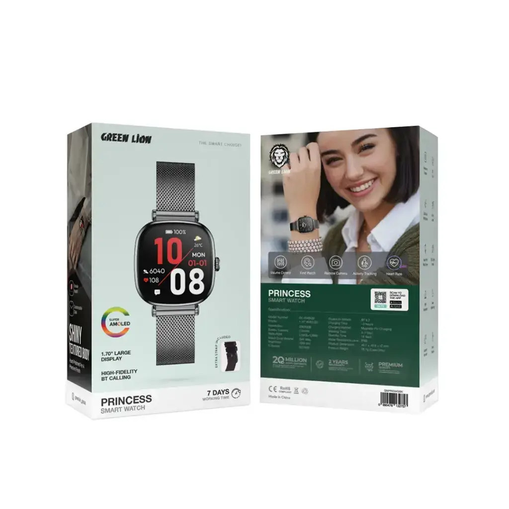 Princess 3 ساعت هوشمند پرنسس از برند گرین لاین princess smart watch Green Lion