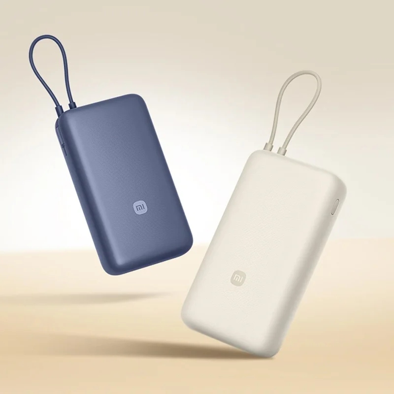 Xiaomi 33w power bank 20000mAh (Integrated cable) پاور بانک شیائومی 33 وات ظرفیت 20000 میلی آمپر (دارای کابل متصل)- قدرتمند و کاربردی برای شارژ سریع