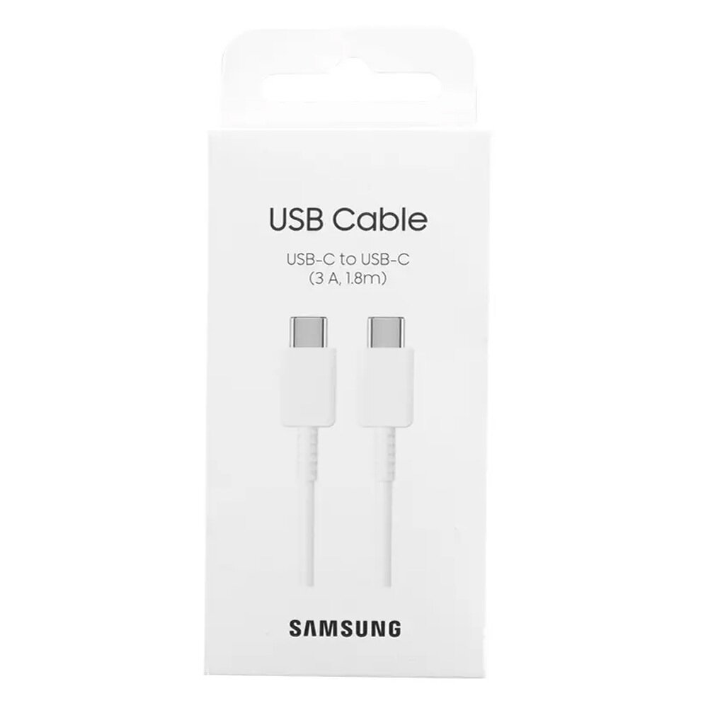 usb-c to usb-c samsung کابل شارژ و انتقال داده (3A) USB-C به USb-C